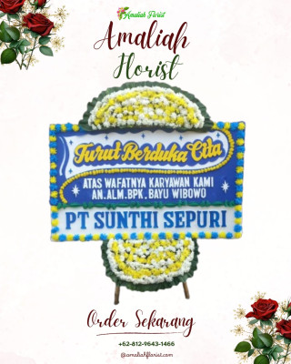 Papan Bunga Duka di Juata Permai