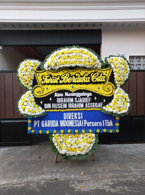 Papan Bunga Duka di Juata Permai