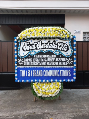 Papan Bunga Duka di Juata Permai